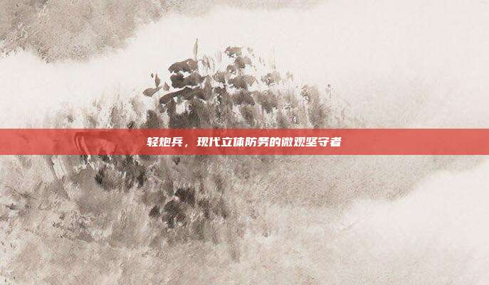 轻炮兵,现代立体防务的微观坚守者
