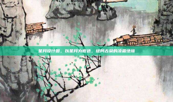 星月设计图，以星月为底色，绘阿古朵的凌霜绝境