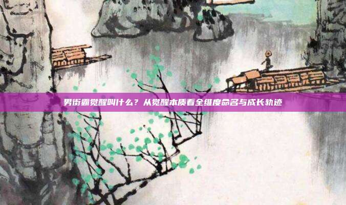 男街霸觉醒叫什么?从觉醒本质看全维度命名与成长轨迹