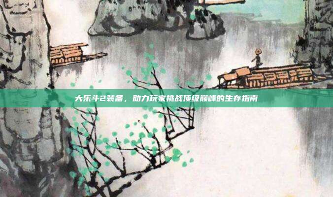 大乐斗2装备，助力玩家挑战顶级巅峰的生存指南