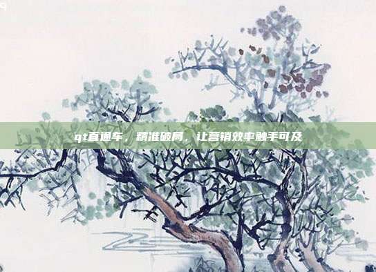 qt直通车,精准破局,让营销效率触手可及