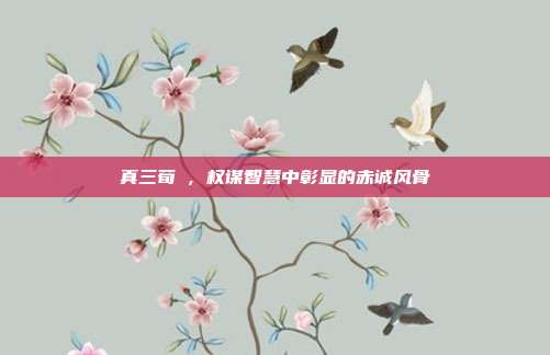 真三荀彧,权谋智慧中彰显的赤诚风骨