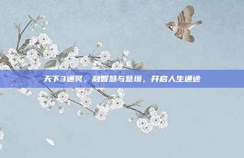 天下3通冥,融智慧与意境,开启人生通途