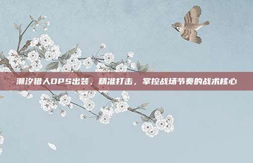 潮汐猎人DPS出装，精准打击，掌控战场节奏的战术核心