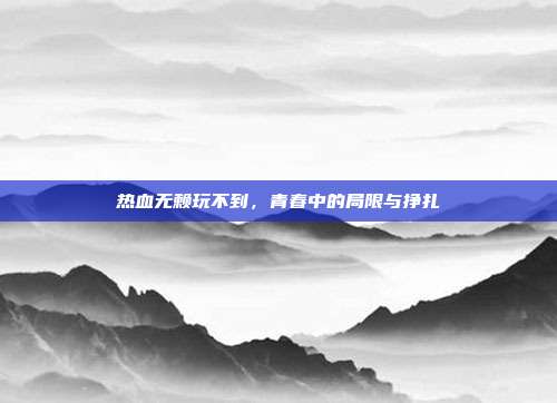 热血无赖玩不到,青春中的局限与挣扎