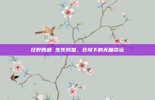 狂野西部 生死同盟，苍穹下的无疆命运