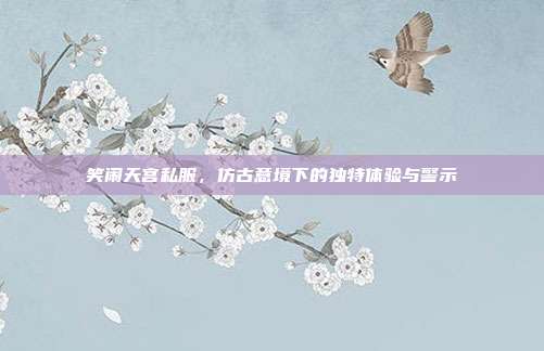 笑闹天宫私服,仿古意境下的独特体验与警示