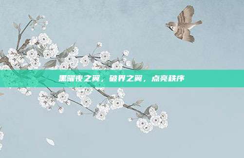 黑曜夜之翼,破界之翼,点亮秩序