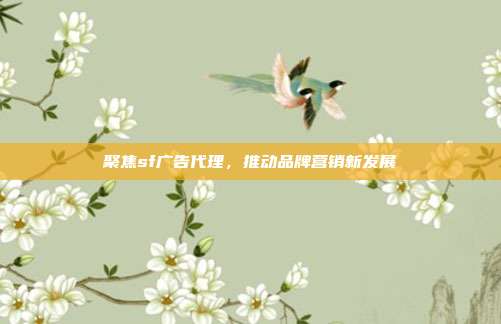 聚焦sf广告代理，推动品牌营销新发展