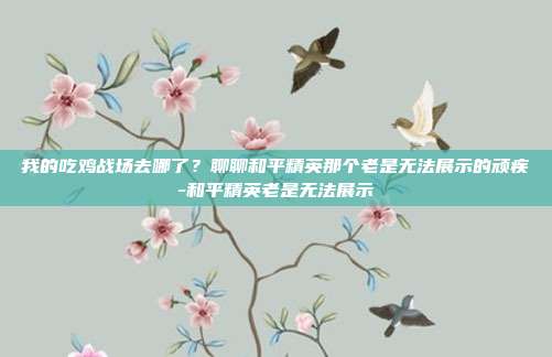 我的吃鸡战场去哪了？聊聊和平精英那个老是无法展示的顽疾-和平精英老是无法展示