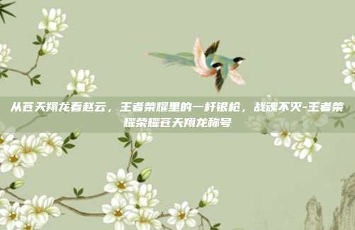 从苍天翔龙看赵云，王者荣耀里的一杆银枪，战魂不灭-王者荣耀荣耀苍天翔龙称号