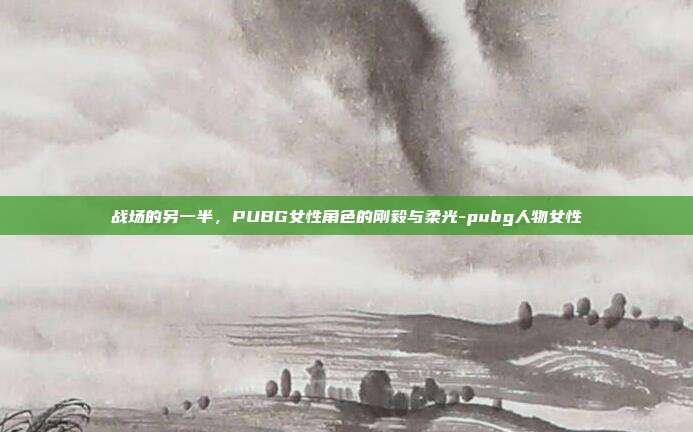 战场的另一半,PUBG女性角色的刚毅与柔光-pubg人物女性