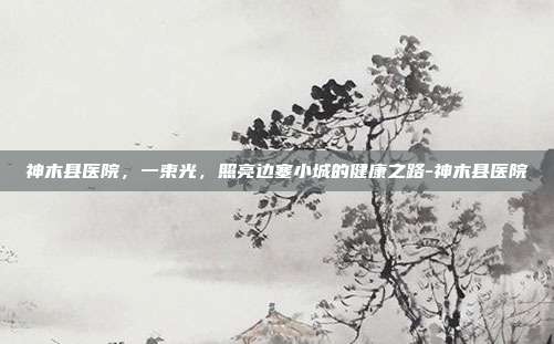 神木县医院,一束光,照亮边塞小城的健康之路-神木县医院