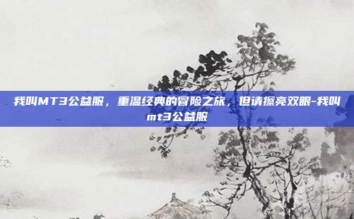我叫MT3公益服，重温经典的冒险之旅，但请擦亮双眼-我叫mt3公益服