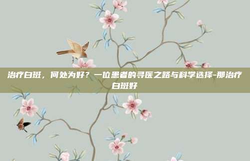 治疗白斑,何处为好?一位患者的寻医之路与科学选择-那治疗白斑好