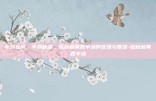 半剂春风,半剂秋霜,桂枝麻黄各半汤的医理与智慧-桂枝麻黄各半汤