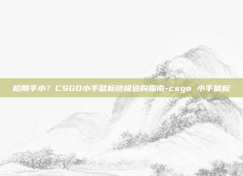 枪刚手小?CSGO小手鼠标终极选购指南-csgo 小手鼠标