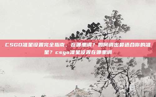 CSGO准星设置完全指南,在哪里调?如何调出最适合你的准星?csgo准星设置在哪里调