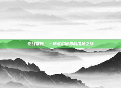 逆战蓝砖，一场虚拟世界的探险之旅