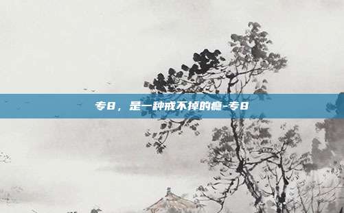 专8,是一种戒不掉的瘾-专8