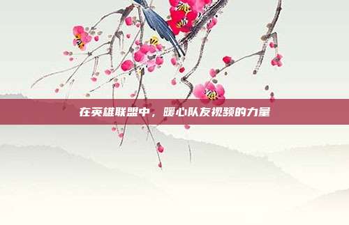 在英雄联盟中,暖心队友视频的力量