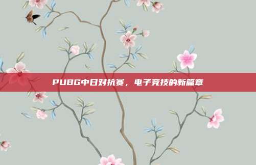 PUBG中日对抗赛,电子竞技的新篇章