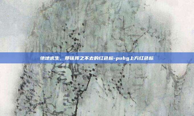 绝地求生,那抹挥之不去的红色标-pubg上方红色标