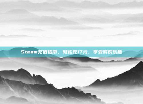 Steam充值指南,轻松充17元,享受游戏乐趣