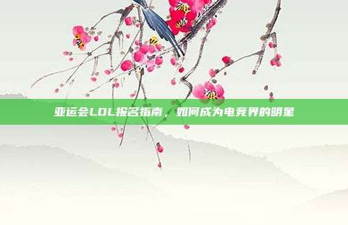 亚运会LOL报名指南,如何成为电竞界的明星