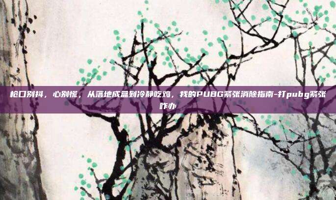 枪口别抖，心别慌，从落地成盒到冷静吃鸡，我的PUBG紧张消除指南-打pubg紧张咋办