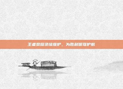 王者荣耀录像维护，为胜利保驾护航