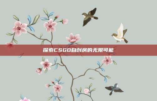 探索CSGO自创房的无限可能
