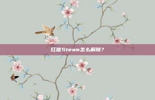 红信Steam怎么解除?