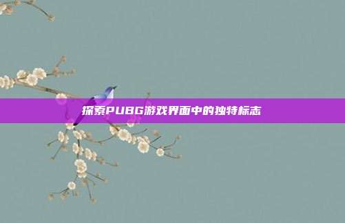 探索PUBG游戏界面中的独特标志