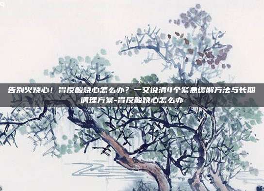 告别火烧心！胃反酸烧心怎么办？一文说清4个紧急缓解方法与长期调理方案-胃反酸烧心怎么办