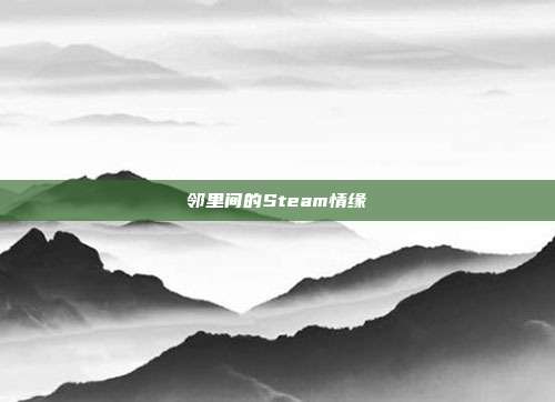 邻里间的Steam情缘