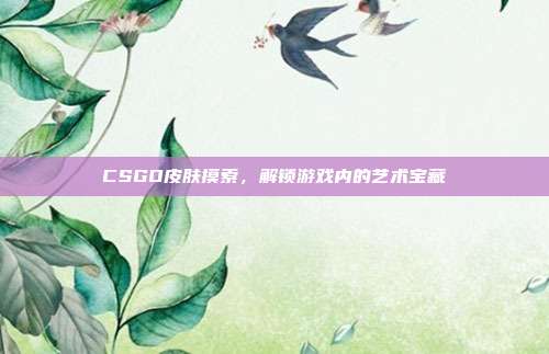 CSGO皮肤摸索,解锁游戏内的艺术宝藏