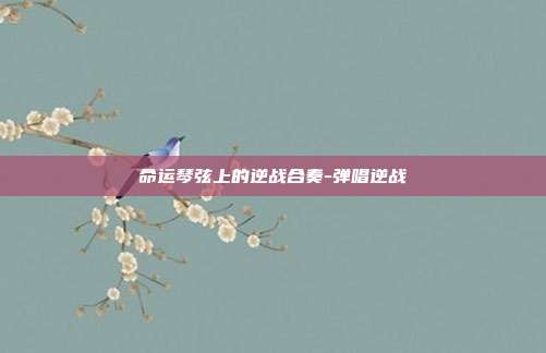 命运琴弦上的逆战合奏-弹唱逆战