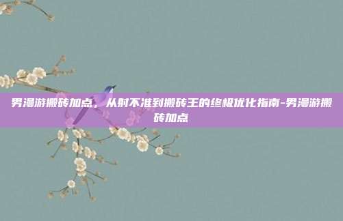 男漫游搬砖加点,从射不准到搬砖王的终极优化指南-男漫游搬砖加点