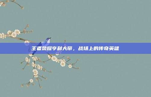 王者荣耀亨利大帝，战场上的传奇英雄