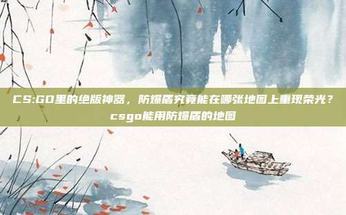 CS:GO里的绝版神器，防爆盾究竟能在哪张地图上重现荣光？csgo能用防爆盾的地图