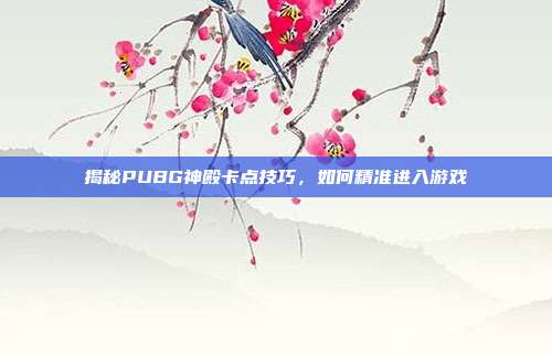 揭秘PUBG神殿卡点技巧，如何精准进入游戏