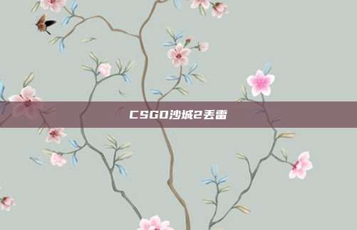 CSGO沙城2丢雷