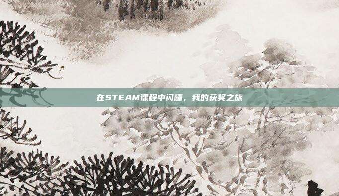 在STEAM课程中闪耀,我的获奖之旅