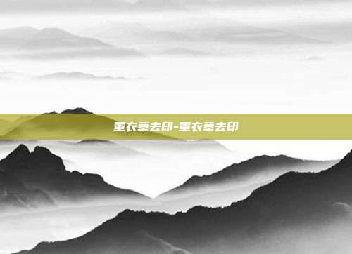 薰衣草去印-薰衣草去印