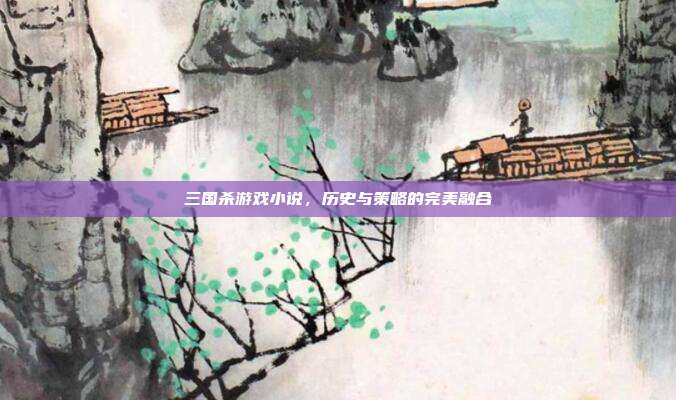 三国杀游戏小说,历史与策略的完美融合