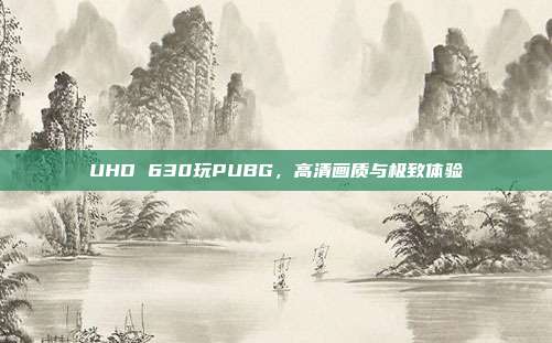 UHD 630玩PUBG，高清画质与极致体验