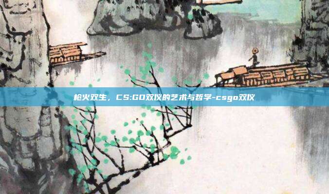 枪火双生，CS:GO双仪的艺术与哲学-csgo双仪