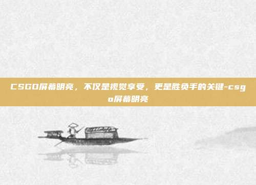 CSGO屏幕明亮，不仅是视觉享受，更是胜负手的关键-csgo屏幕明亮