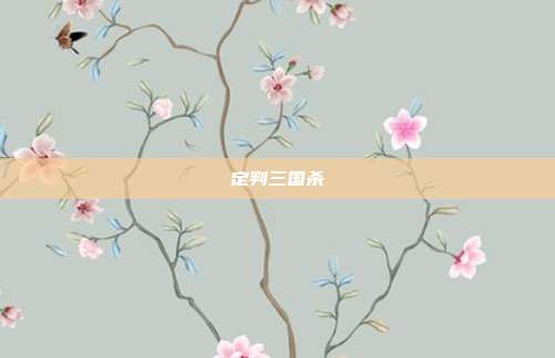 定判三国杀